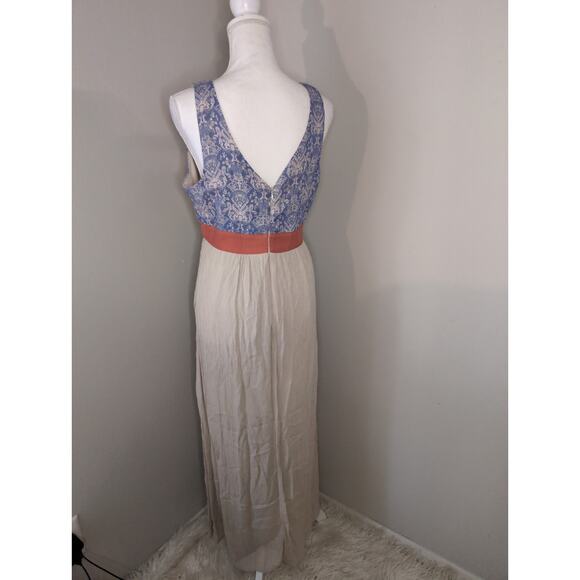 Flying Tomato boho embroidery maxi dress LG - Picture 4 of 8